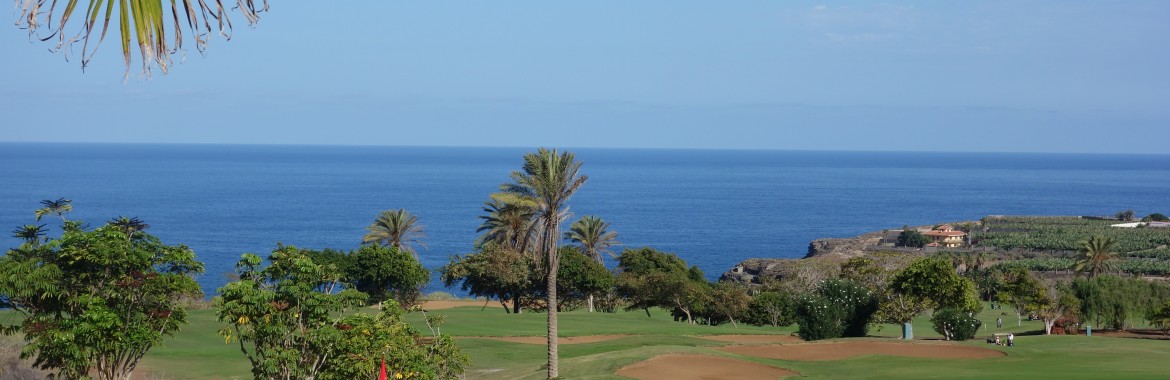 Golf courses in Tenerife.