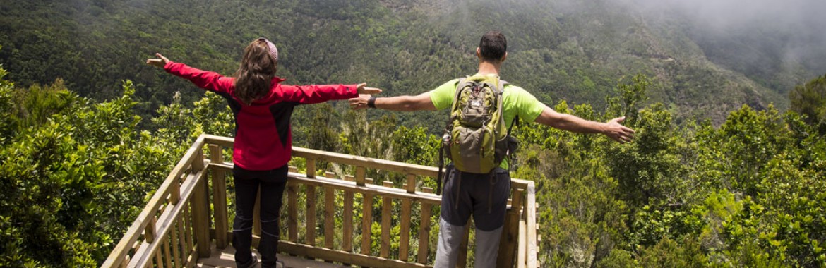 Hiking on Tenerife.