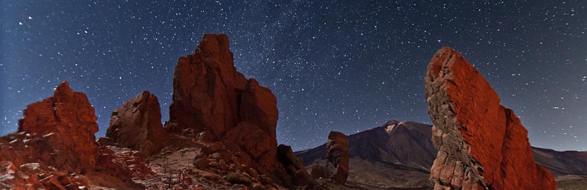 Under the stars of Tenerife. Drive to Teide Volcano. Picnic high in the mountains.