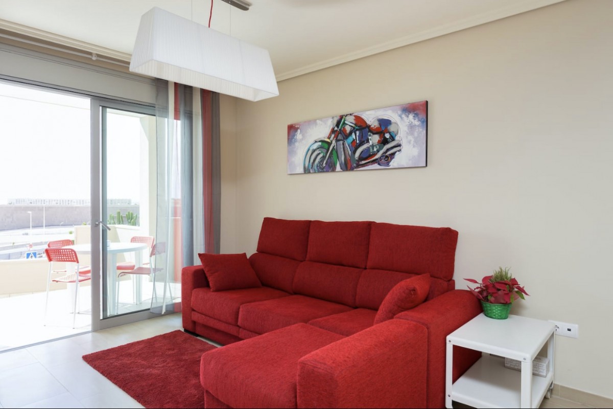 2-bedroom apartment for rent in La Tejita on the first sea line in Vista Roja residence