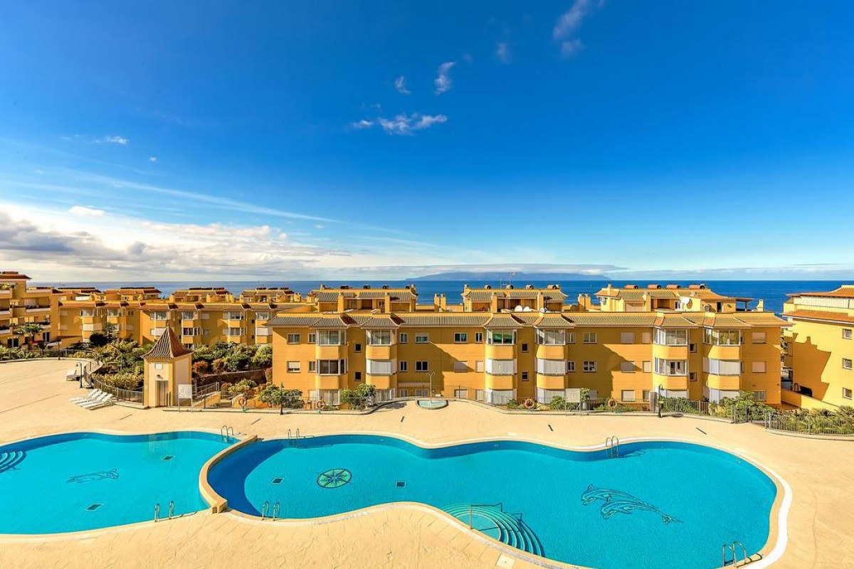 2-Zimmer-Wohnung zu vermieten in Puerto de Santiago in Wohnanlage Playa de la Arena.